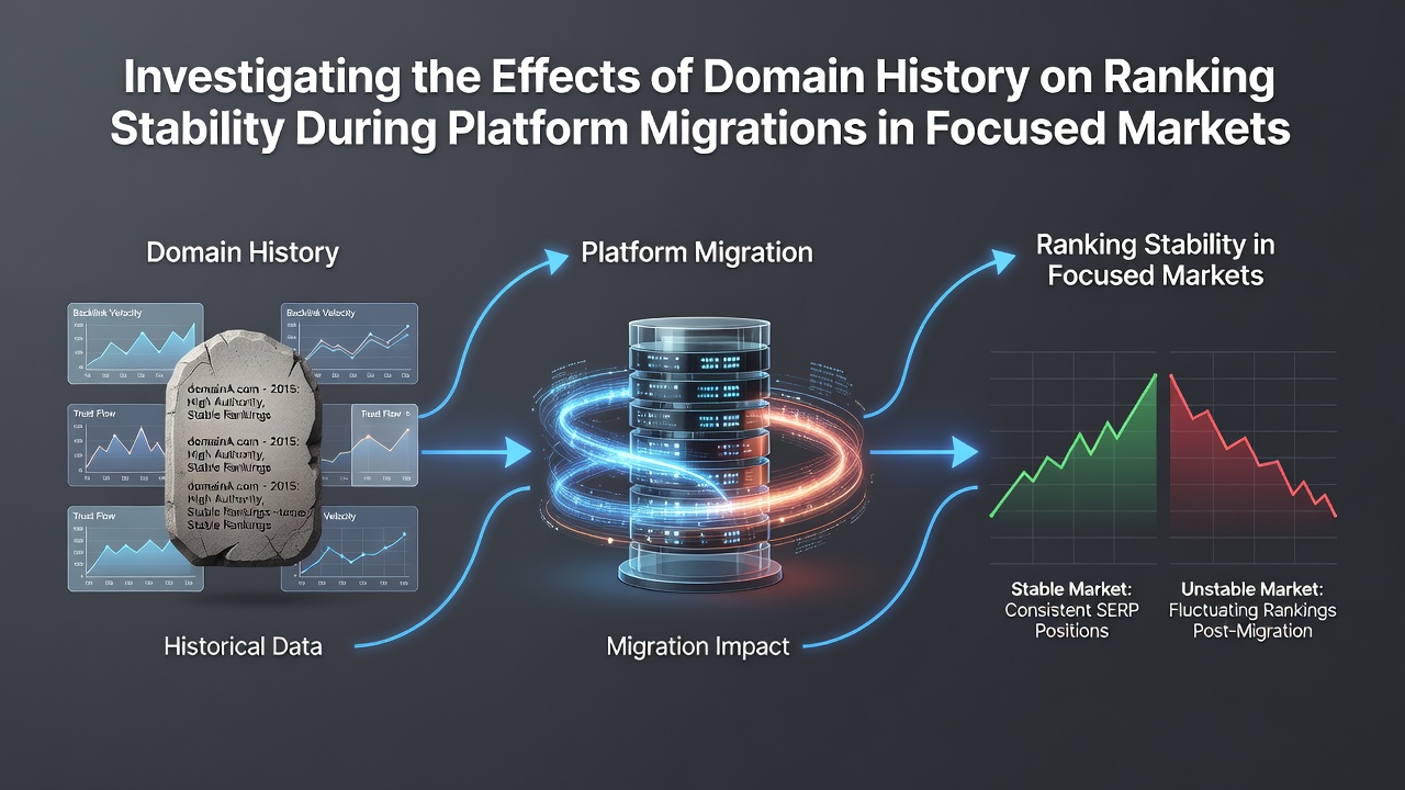 Investigating the Effects of Domain History on Ranking Stability During Platform Migrations in Focused Markets